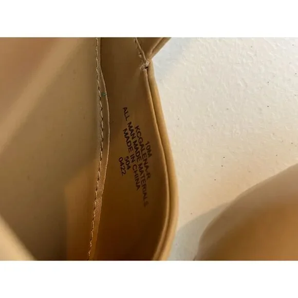 Calvin Klein Heels Womens 10 Shoes Pumps Faux Leather High Work Tan Nude Brown - Picture 12 of 15